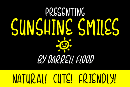 Sunshine Smiles font